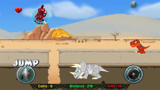 Robot Brothers vs Dinosaurs screenshot 3