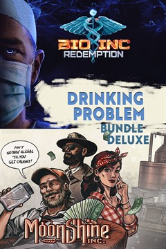 Cover poster for Moonshine Inc. + Bio Inc. Redemption - Drinking Problem Deluxe Bundle