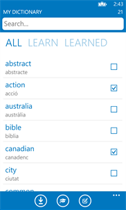 Catalan English dictionary ProDict Free screenshot 3