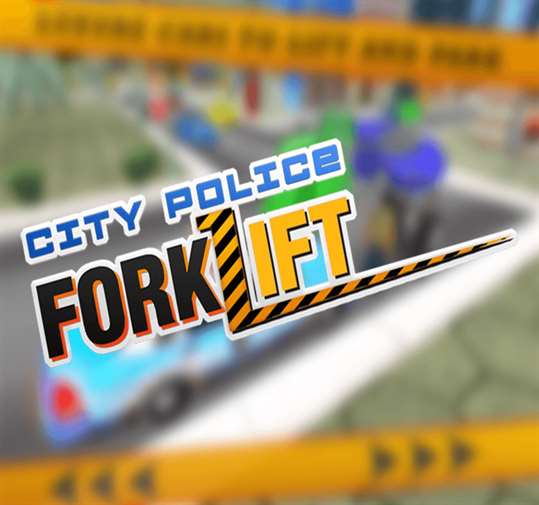 City Police Forklift Game 3D screenshot 1