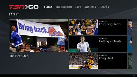 TSN GO Screenshots 2