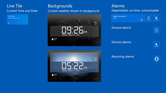 Ambient Alarm Clock screenshot 1