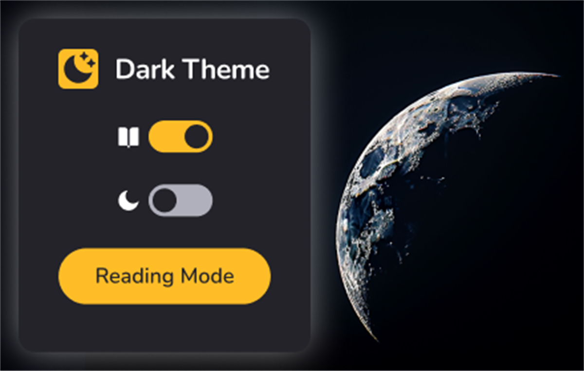 Classic Dark Theme - Night Mode