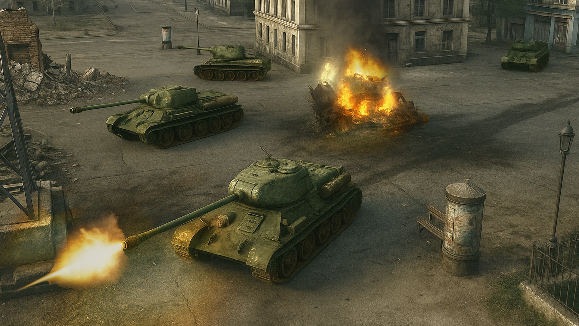 US Conflict - Tank Battles trailer.