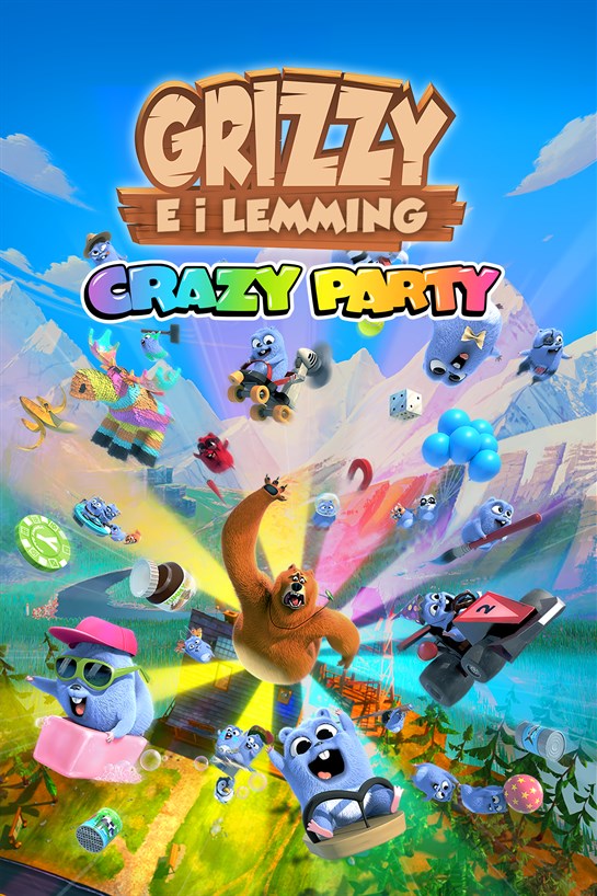 Immagine della casella di Grizzy e i Lemmings - Crazy Party