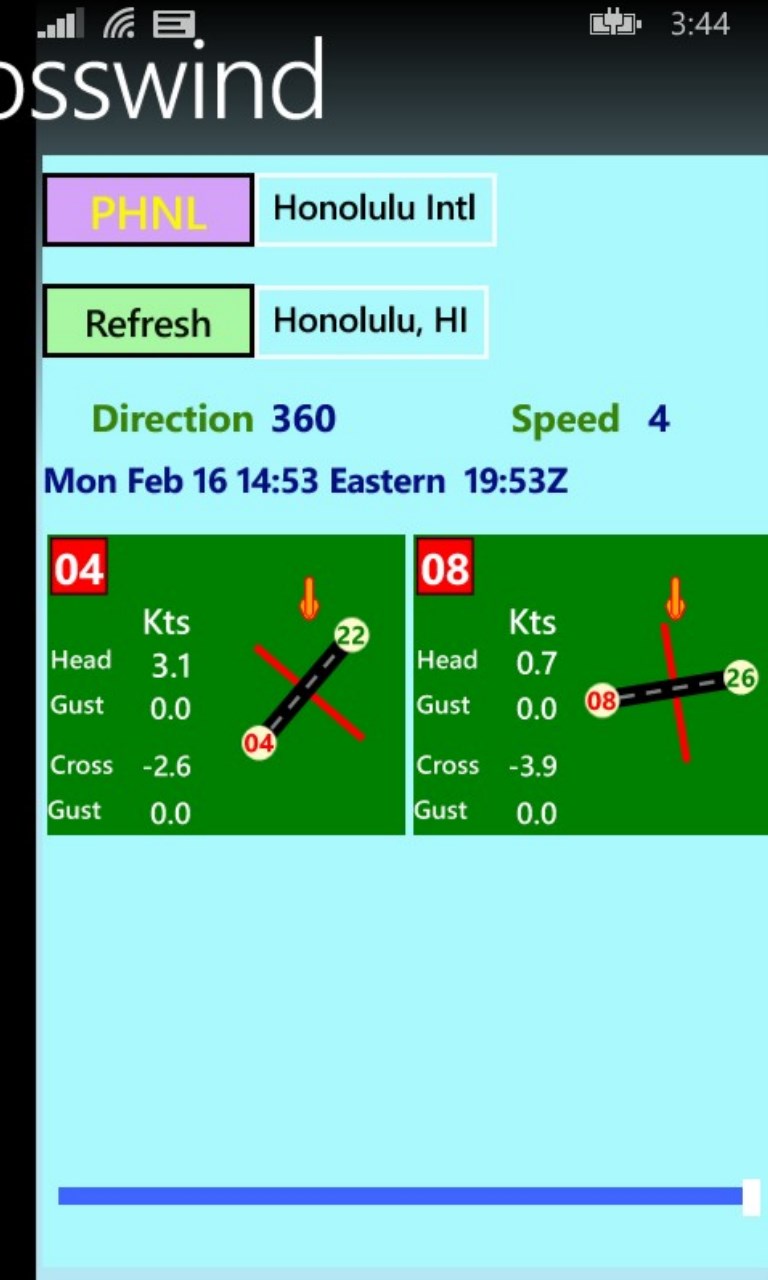 CFI Tools Crosswind Calculator for Windows 10