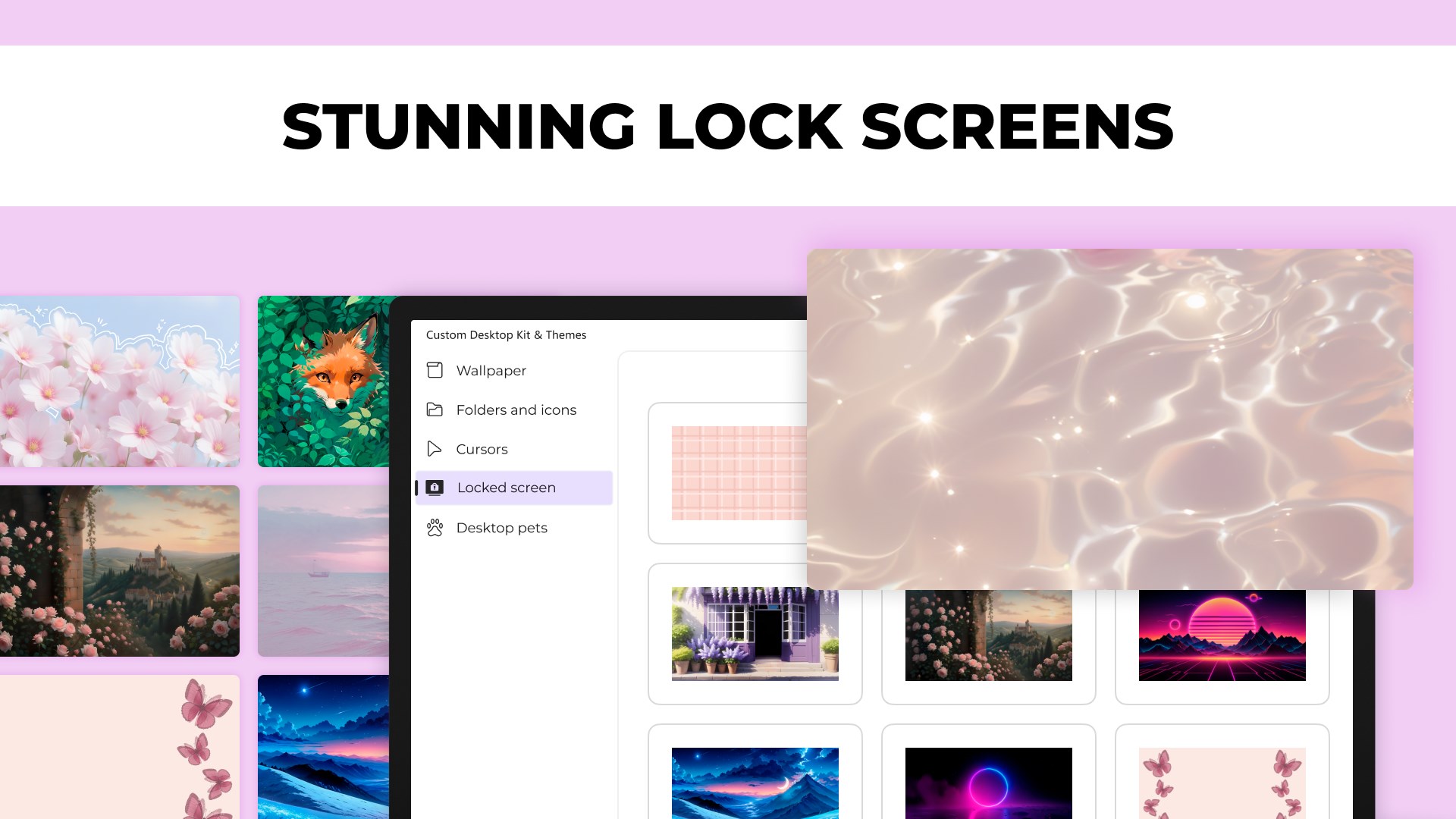Custom Desktop Kit - Aesthetic themes & wallpapers screenshot