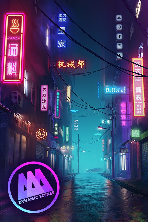AAA Dynamic Scenes - Neon Whisper Dynamic Scene Xbox Series X|S and Xbox One cover art