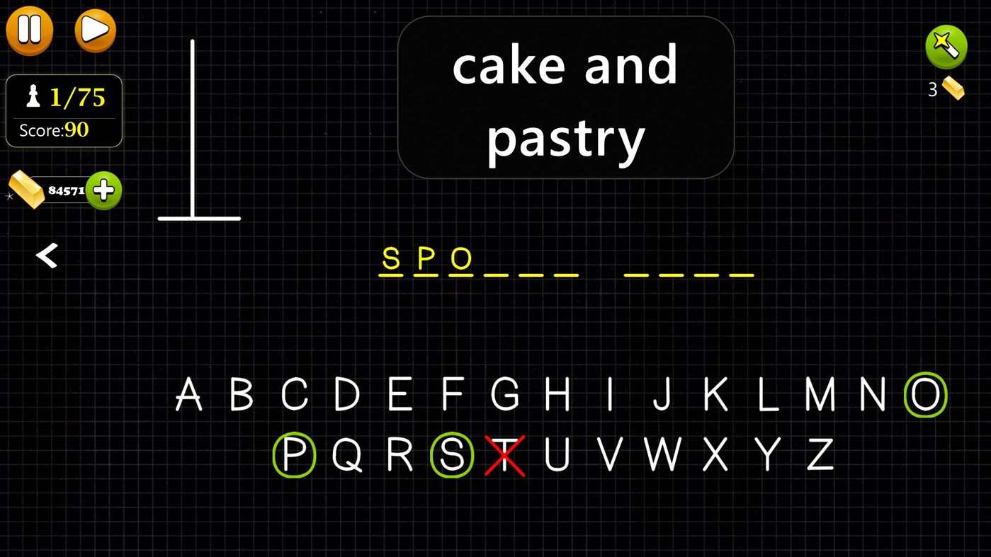 #2. Hangman Word Game (Windows) 由: G Soft Team