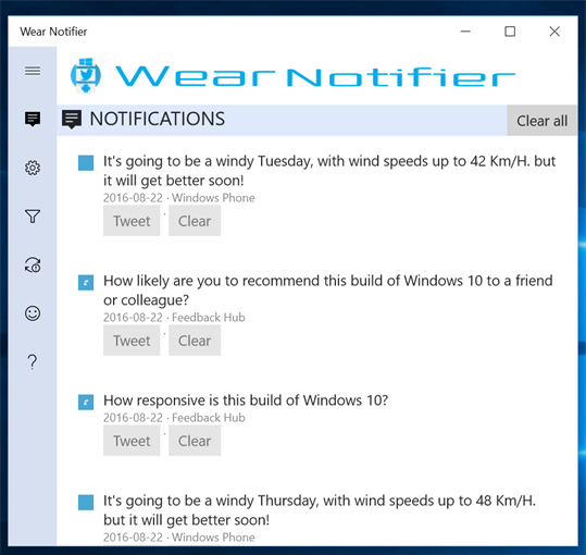 Wear Notifier screenshot 2