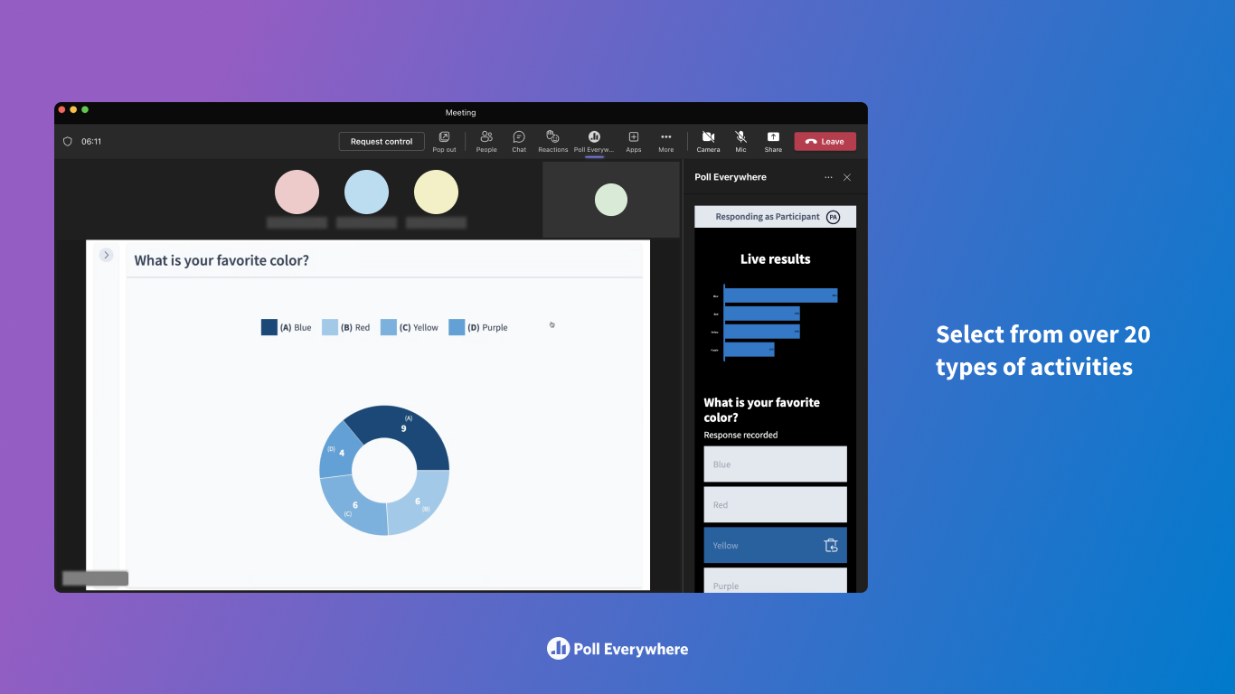 Poll Everywhere Zoom App