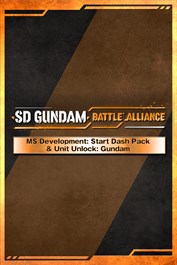 MS Development Aid: Start Dash Pack and Early Unlock: “Gundam”
