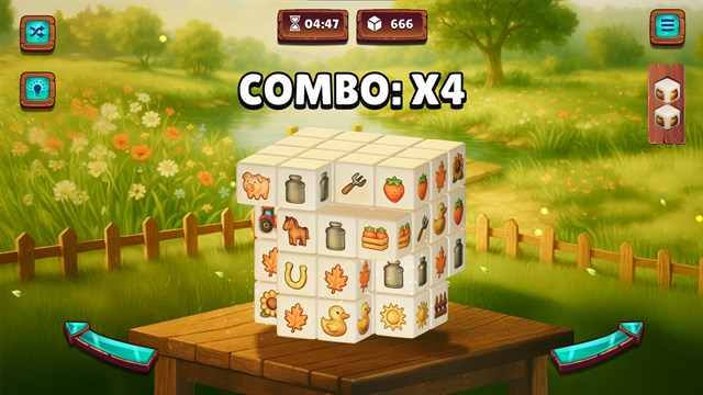 Harvest Day Mahjong 3D screenshot 1