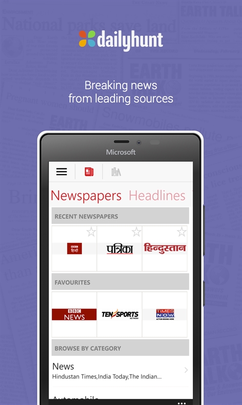 Dailyhunt Screenshot