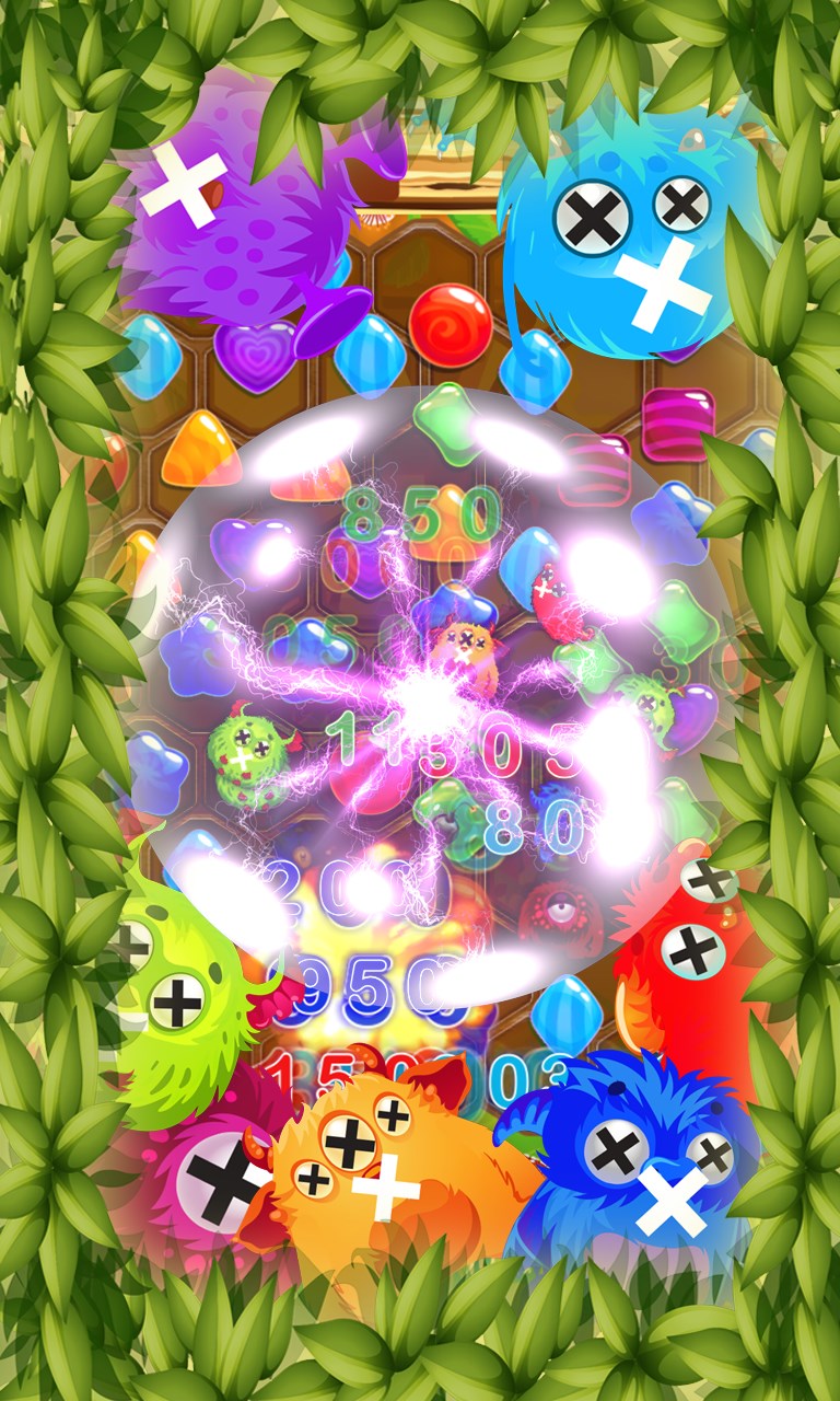 Zrzut ekranu 5 Jewels Candy Frenzy Hexagon windows