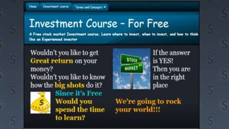 Stocks Investment course Screenshots 1