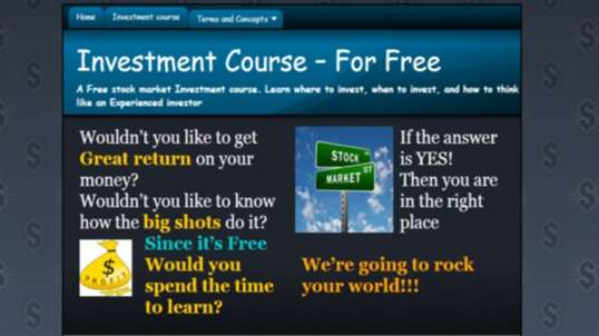 Stocks Investment course screenshot 1