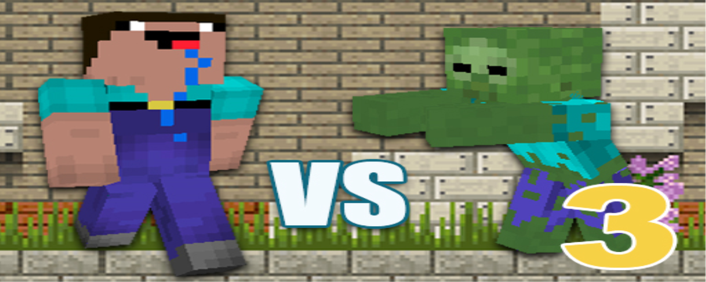 Minecraft Noob Vs Zombies 3 marquee promo image