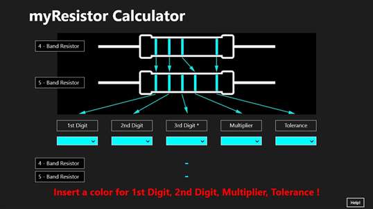 myResistor Calculator screenshot 1
