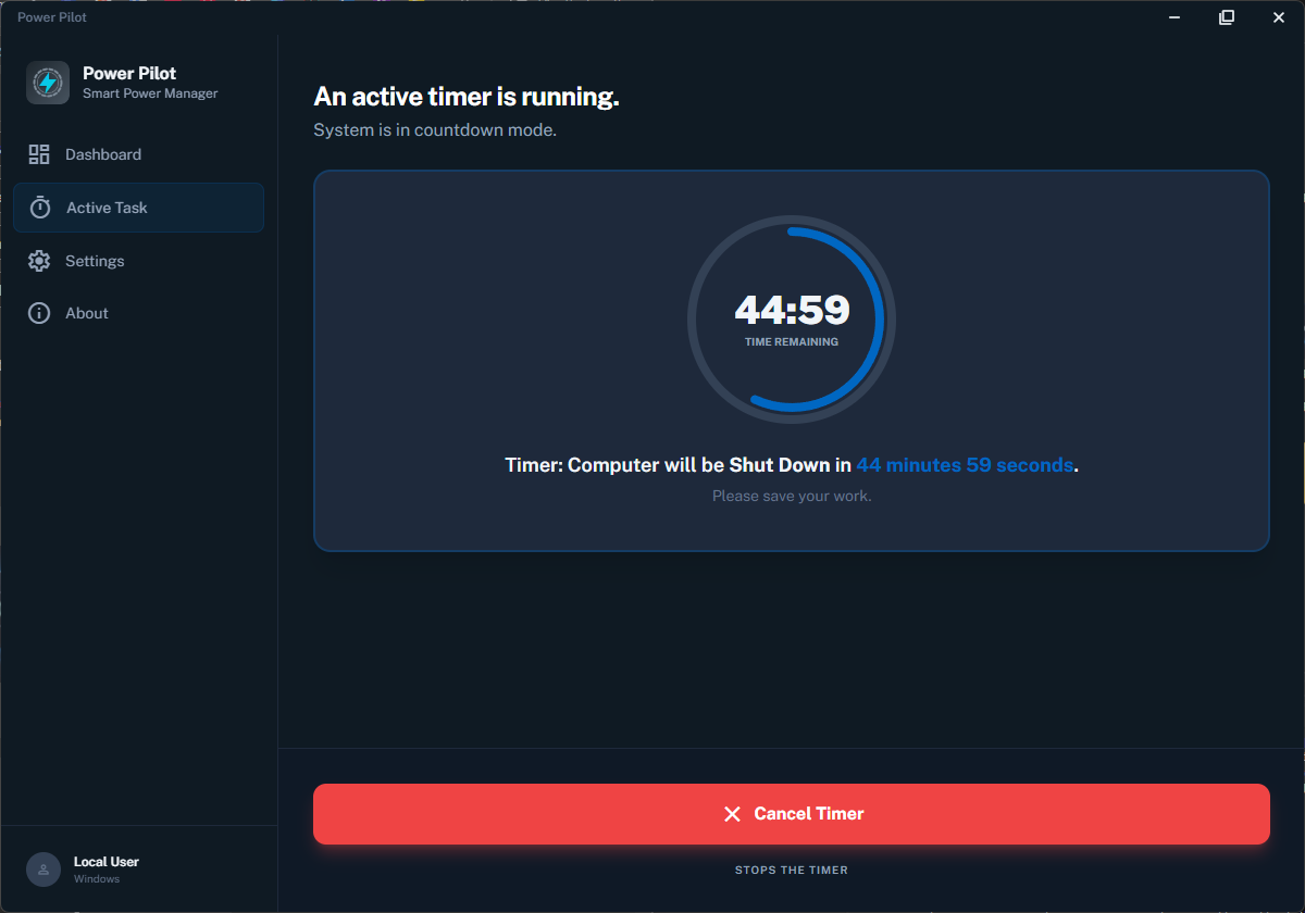 Power Pilot screenshot