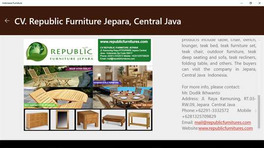Indonesia Furniture screenshot 4