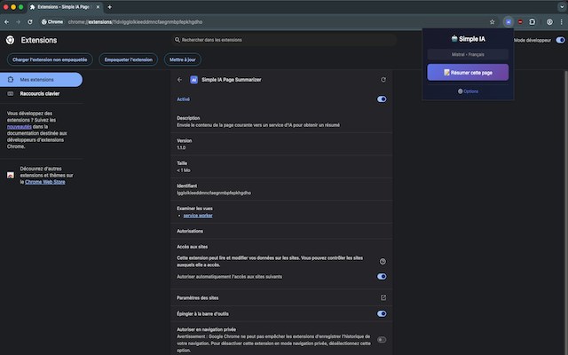 Simple IA Page Summarizer