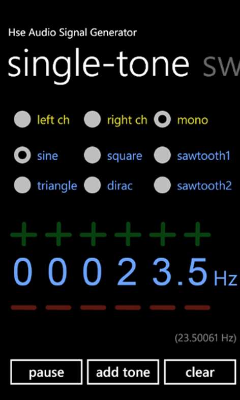 Signal Generator Screenshots 1