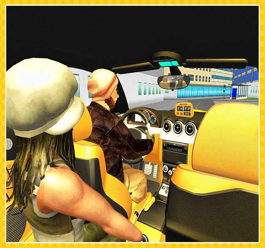 Taxi Drive 3D City Rush Duty screenshot 3
