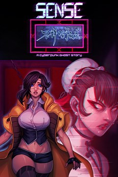 Cover poster for Sense - A Cyberpunk Ghost Story