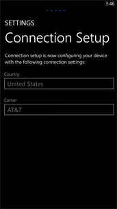 Connection Setup screenshot 4