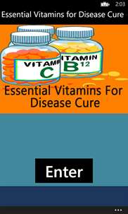 Essential Vitamins for Disease Cure - Simple Ways screenshot 1