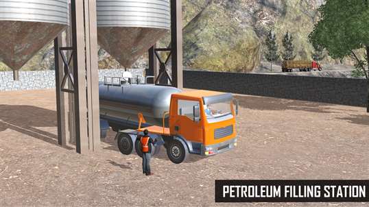 Oil Tanker Transporter Truck-Dangerous Hill Drive screenshot 4