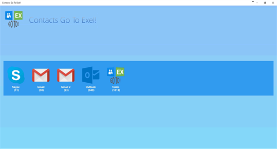 Contacts Go To Exel! screenshot 1