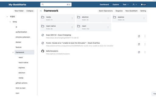 Bookmark Dashboard: Powerful Bookmark Manager