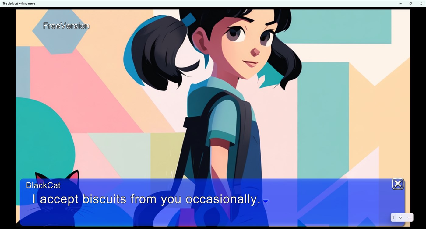 #4. A Black Cat With No Name (Windows) 由: SAKIWAI Inc.