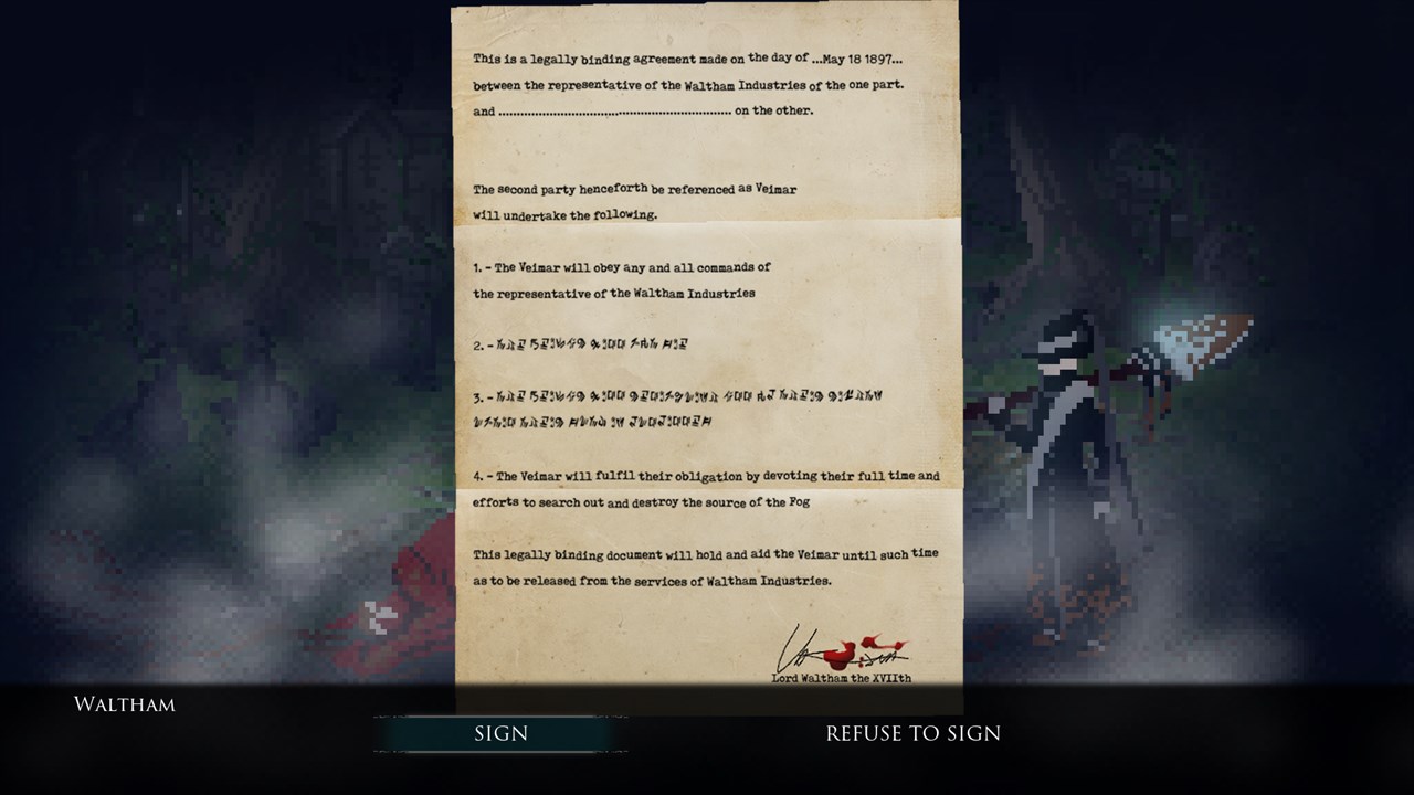 Skautfold: Shrouded in Sanity screenshot 1