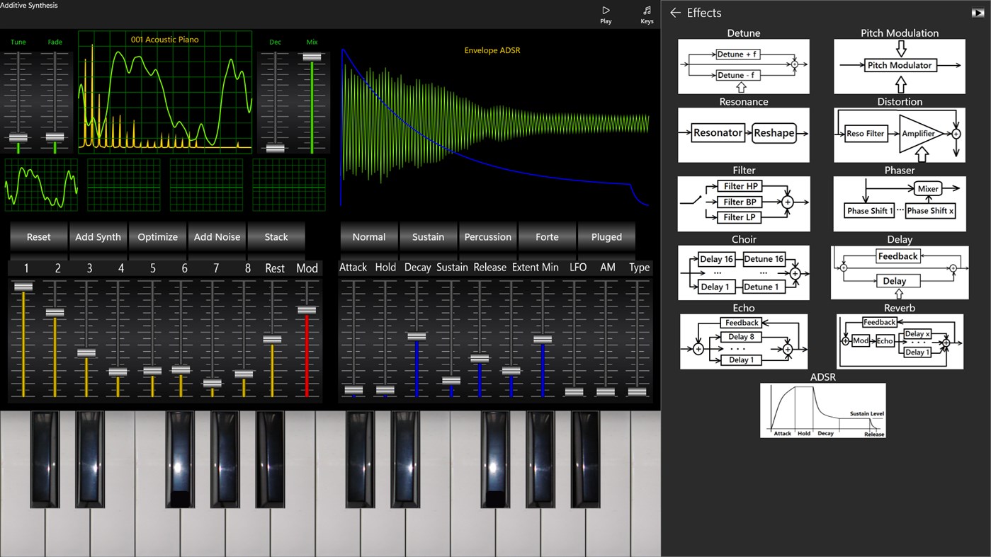 #3. Additive Synthesizer (Windows) By: SoundDesigner