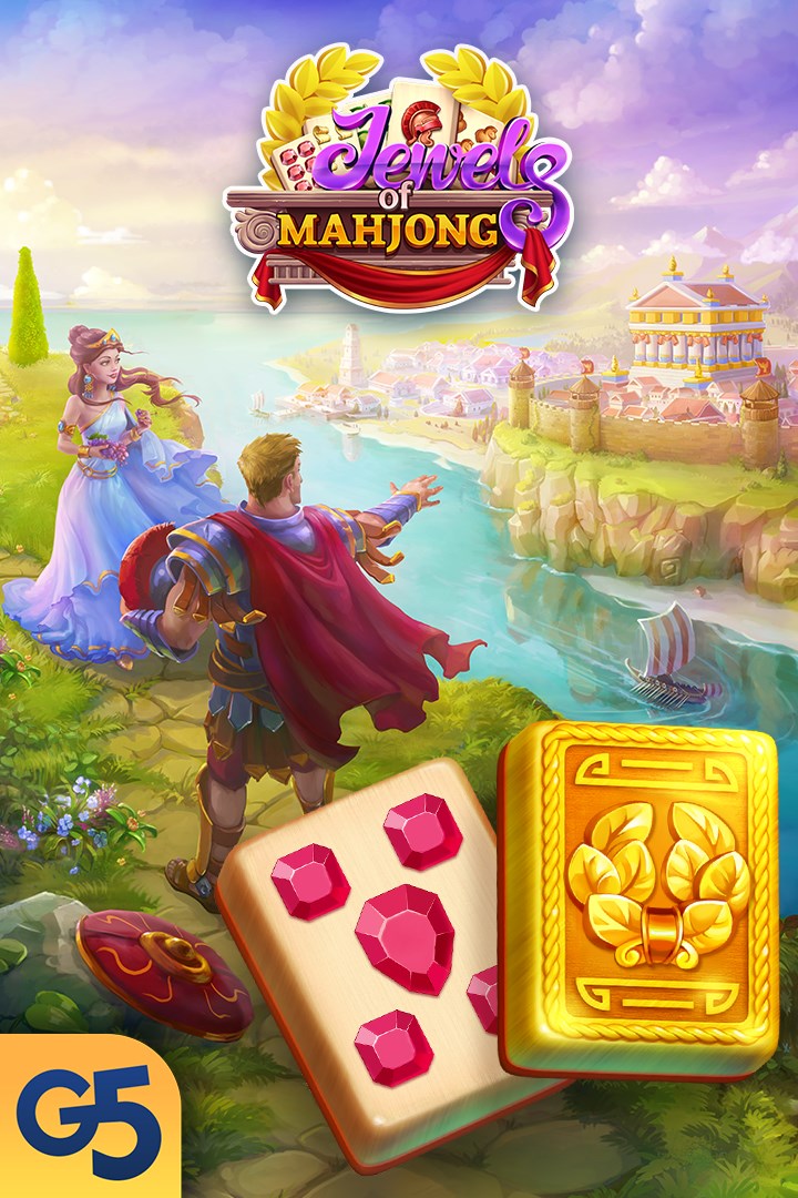 Jewels of Mahjong: Match tiles & restore the city