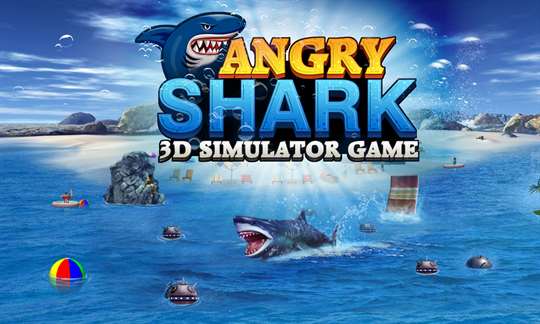 Angry Shark Simulator screenshot 1