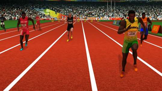 100 Metres Race Running screenshot 1