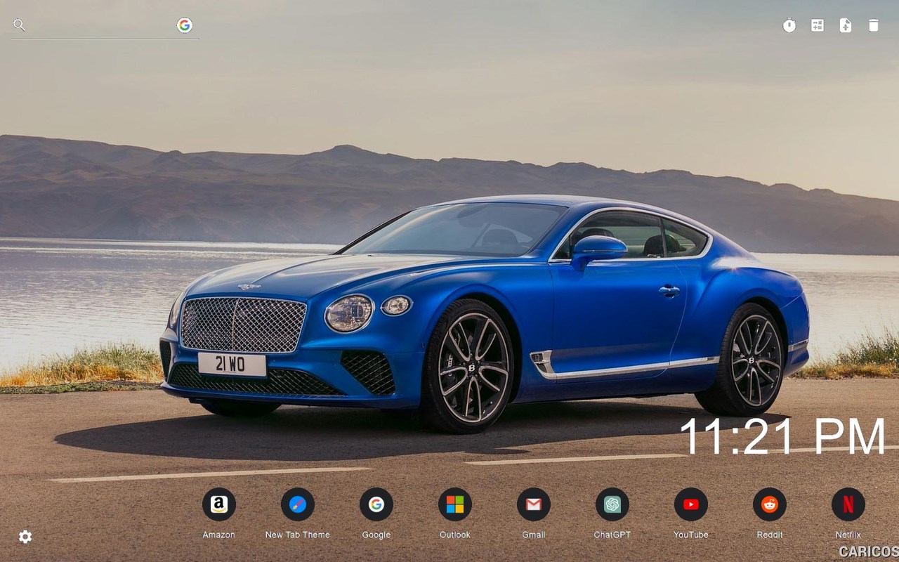 Bentley Wallpaper New Tab