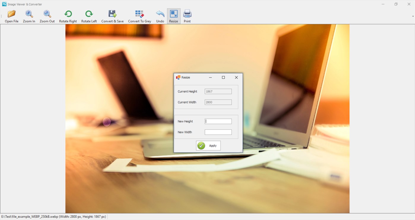 #3. Image Viewer & Converter - WEBP, ICO (Windows) Podle: File converter