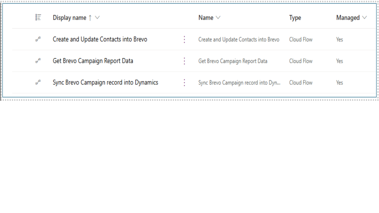 Snapshot 3 of Brevo (Sendinblue) Integration for Microsoft Dynamics 365