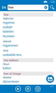 Hungarian English dictionary ProDict Free screenshot 2