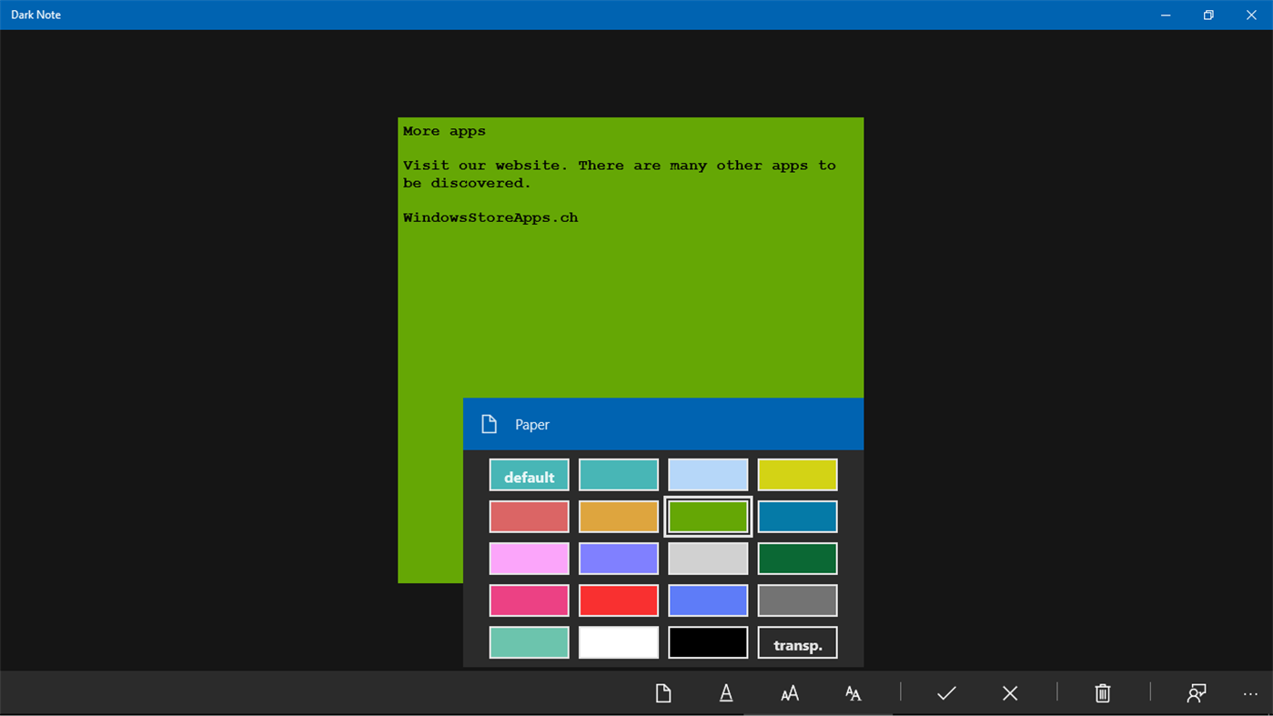#5. Dark Note (Windows) By: DarkProjekt