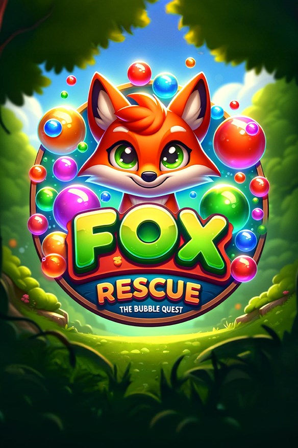Fox Rescue Saga: The Bubble Quest Xbox Series X|S and Xbox One cover art
