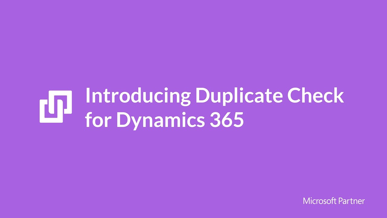 Snapshot 2 of Plauti Deduplicate for Dynamics 365