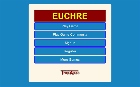 Euchre (TrapApps) screenshot 4