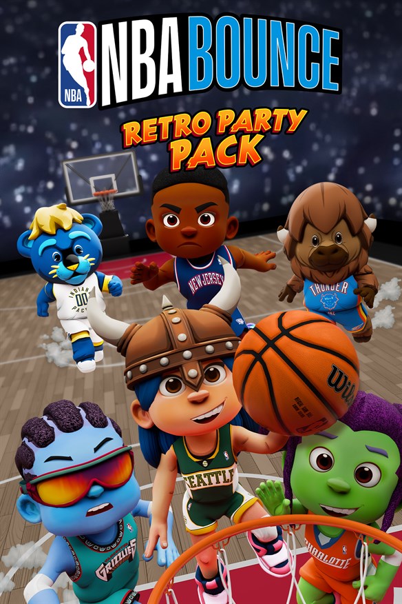 NBA BOUNCE - Retro Party Pack Xbox Series X|S and Xbox One cover art