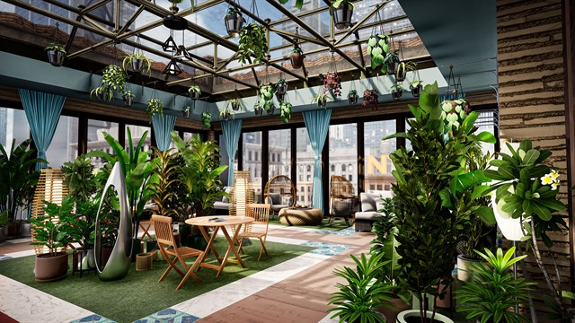 Hotel Renovator - Indoor Garden Room & Furniture Set screenshot 2